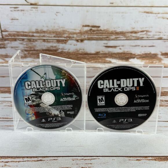 Call of Duty Black Ops 1 & 2 PlayStation 3 Discs Only - Picture 1 of 3